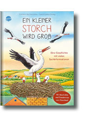 Ein kleiner Storch wird groß